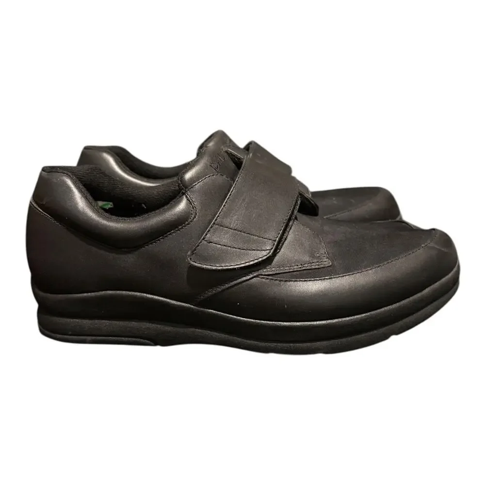 P. W. Minor Canfield 16831 Natural Strap Shoes Ortho Black Men's Size 11.5 2W